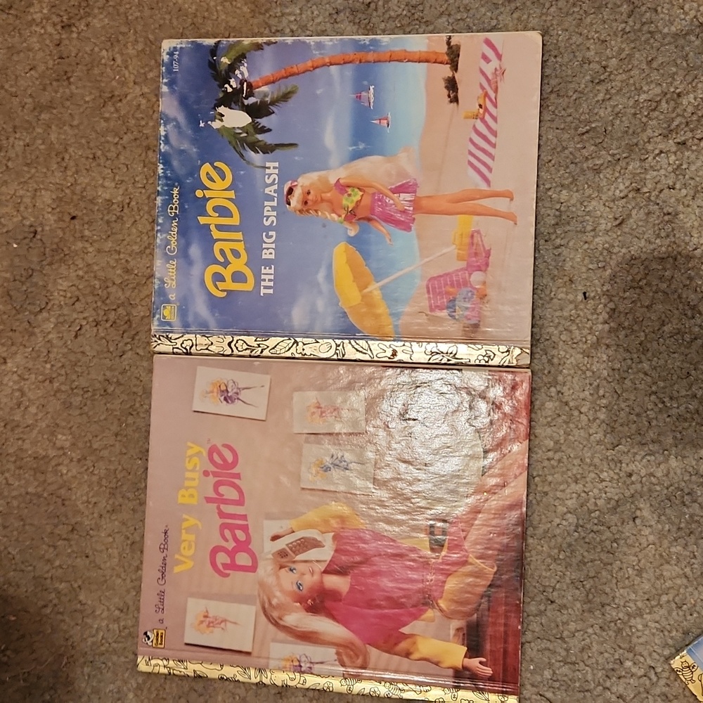 12 Barbie Golden books modern & vintage - Picture 4 of 7